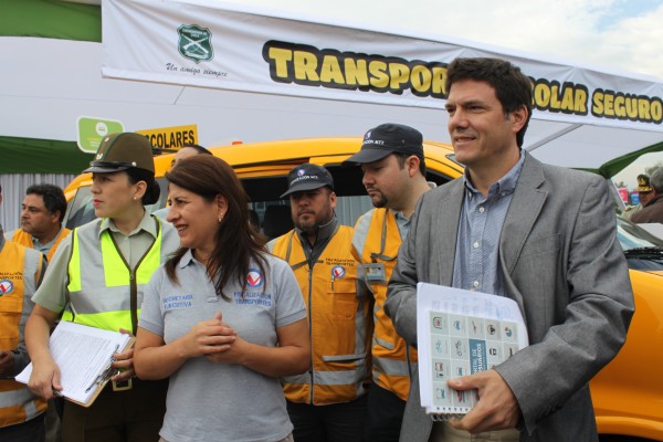 Fiscalización transporte escolar parque o'higgins
