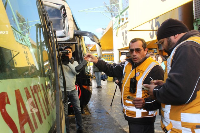 Control a buses interurbanos