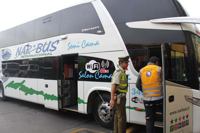 Control a buses interurbanos