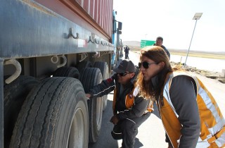 Control en Lago Chungará